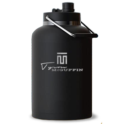 TM 1-Gal Black Vacuum Insulated Water Bottle