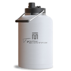 TM 1-Gal White Vacuum Insulated Water Bottle