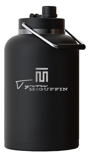 TM 1-Gal Black Vacuum Insulated Water Bottle